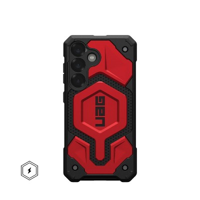 UAG Samsung Galaxy S25 Case Monarch Pro, Premium Carbon Fiber/Leather Inlay, Compatible with Magnetic Charging