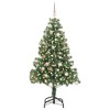 vidaXL Christmas Tree with 300 LEDs with Stand Green 70.9" PVC - 3 of 4