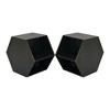 47.24" MDF Hexagonal Coffee Table Set of 2 with Storage Shelf, Multi-Purpose Use, and Easy-to-Clean Surface - 3 of 4