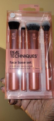 Real Techniques Face Base Makeup Brush Kit - 4pc : Target