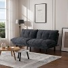 Convertible UNISOAR Foldable Modern Sofa Bed, Futon Lazy Sofa Bed, Lounge Chair Indoor,Light Gray/Blue/Black/Cream/Green/Brown - 3 of 4