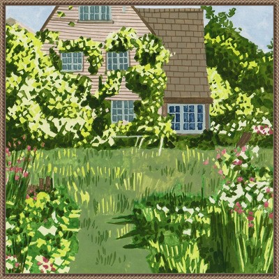 Amanti Art 30"x30" They Find A Way II by Melissa Wang Framed Canvas Wall Art Print