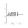 Black Bow Jewelry Sterling Silver Delta Phi Epsilon Greek Life Stud Earrings - 2 of 3