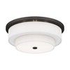 Livex Lighting Meridian 4 - Light Flush Mount in  Bronze - 2 of 4