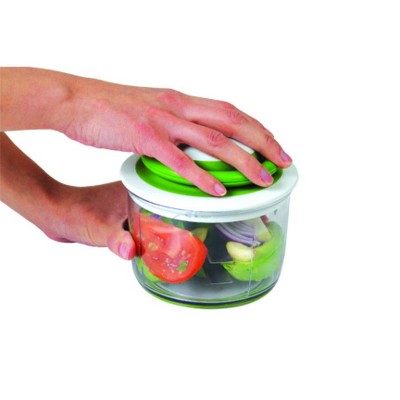 Chef'n Arugula Hand-Powered Food Chopper with Storage Lid