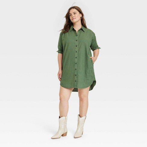 Women's Midi Slip Dress - Universal Thread™ Green Xl : Target