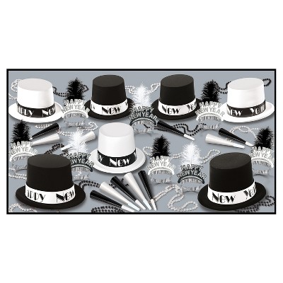 Beistle New Year Puttin' On The Ritz Assortment Contains 125 items for your party of 50 guests Multicolored