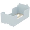 CAVINAS Bear Shape Toddler Bed for Ages 3-6,Modern Floor Bed Frame with Rounded Corners,Toddler Bed for Bedroom - 4 of 4