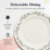 Portmeirion Sophie Conran Lavandula 11" Dinner Plate, Set of 4, Lavender Floral Pattern in Soft Purple-Green - Porcelain Plates - 4 of 4