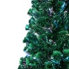 Northlight Pre-Lit Color Changing Fiber Optic Artificial Christmas Tree - 7' - 3 of 4