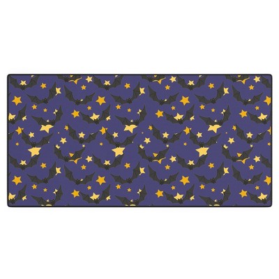 Avenie Halloween Bats Desk Mat - Deny Designs