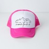Simply Sage Market Take Me to The Mountains Cursive Foam Trucker Hat - 2 of 3