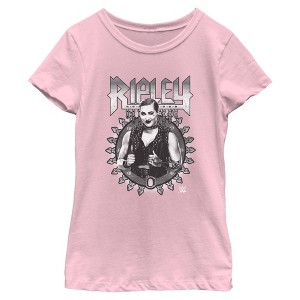 Girl's WWE Ripley Black and White Photo T-Shirt - 1 of 4