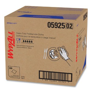 WypAll X70 Wipers, Kimfresh Antimicrobial, 12.5 x 23.5, Unscented, White, 300 / Carton - 1 of 4