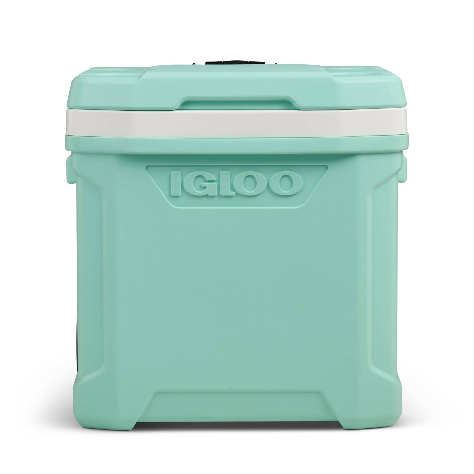 Igloo Latitude 94 Cans/60qt Rolling Cooler - Seafoam: Wheels, Retractable Handle, Cup Holder