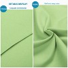 2 Pack Brushed Microfiber Super Soft Euro Pillow Shams, 26x26 Inches - NTBAY - 3 of 4
