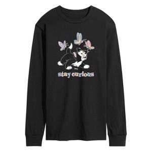 Men's - Disney - Stay Curious Fiargo Long Sleeve Graphic T-Shirt - 1 of 3
