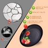 Itopfox Wheat Straw Dinnerware Set, 16PCS Unbreakable Microwave Safe Plates & Bowls for Kitchen & Camping, Eco-Friendly Dishware - 3 of 4