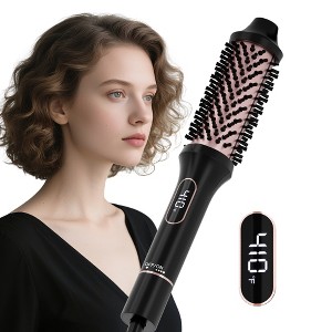 Nicebay Thermal Brush, Heated Round Brush Blow Dryer, Curling Iron Brush, 1.5 inch Electric Curl Wand, Curly Hair Brush, Blowout Brush Dual Voltage - 1 of 4