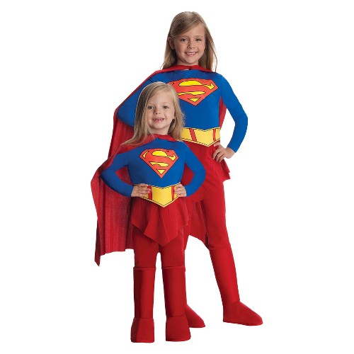 Halloween Supergirl Girls' Costume - Small (4-6), Girl's, Size: Small(4-6)