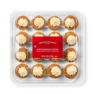 Holiday Gingerbread Bite Party Platter- 16ct/13.05oz - Wondershop™