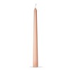 tag Color Studio 12" Traditional Taper Unscented Smokeless Paraffin Wax Candle Blush Set of 4 Burn Time 8 hrs. - 2 of 3
