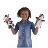 Melissa & Doug Animal Hand Puppets (Set of 2, 4 animals in each) - Zoo Friends and Farm Friends - image 3 of 4