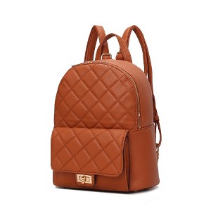 MKF Collection Dimitria Quilted and Smooth Women’s Backpack by Mia K - 1 of 4