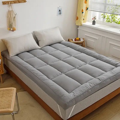 Okak Modern Cotton Deep Topper Tufted Mattress Pad for Comfy Sleep,Overfilled Bed Mattresses Protective Pad