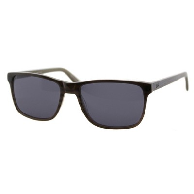 Cynthia Rowley No. 17  00 Unisex Rectangle Sunglasses Grey Straition 56mm