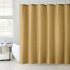 Home Mart Goods Gold Vinyl Shower Curtain Liner Waterproof - 70" x 72" - 2 of 3