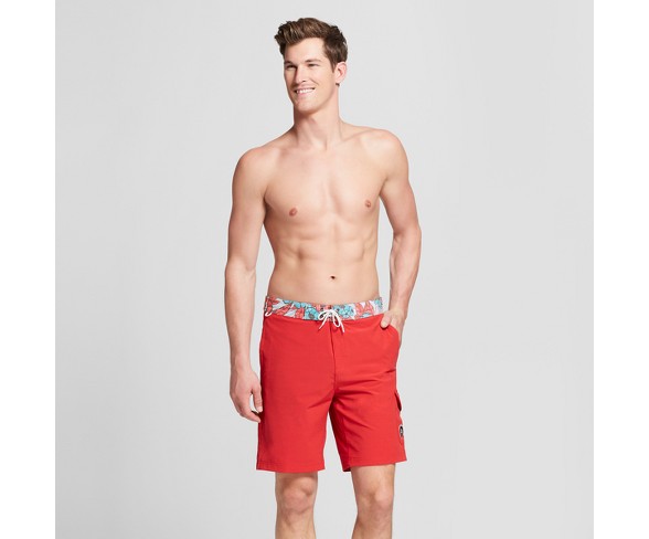 Men's 9" Caravan Board Shorts - Allyance Red 40