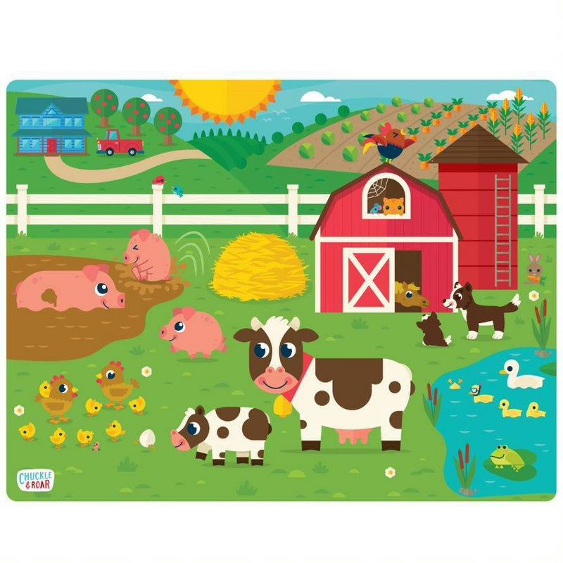 Chuckle &#38; Roar Tray Kids Puzzles 4pk, 6 of 10