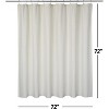 TackView Embossed Pattern Shower Curtain, Microfiber Fabric Shower Liner Waterproof Polyester Fabric - 3 of 4