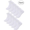 Allegra K Women's Athletic Low Cut Stretch Cuffs Soft Ankle Socks 10 Pairs - 2 of 4