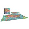 Soft Touch Flower Map Jigsaw Puzzle 1000pc - image 3 of 4