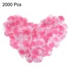 Unique Bargains Wedding Party Decoration Silk Artificial Flower Rose Petals Pink/White 2000 Pcs - 3 of 4