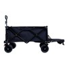 CAVINAS Heavy-Duty Folding Wagon Cart with Tailgate,All-Terrain Shopping Cart with Big Wheels,Wagon for Camping,Shopping - 2 of 4