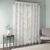Gracie Mills Zephyr Costal Lightweight Burnout Sheer Window Curtain - 3 of 4
