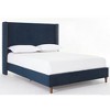 KIGFTSOD Traditional Hand Buttoned Tufting Upholstered Bed with 54" High Headboard and Nailhead Trim Wingback - 3 of 4
