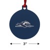 Longwood Primary Logo Aluminum Holiday Christmas Tree Ornament - 3 of 4