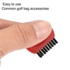 Unique Bargains Portable Pocket Dust Groove Cleaner Mini Golf Club Brushes Red Yellow Blue Black 5 Pcs - 4 of 4