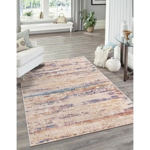 Unique Loom Deepa Beatriz Abstract Indoor Woven Fringe Area Rug - 1 of 4