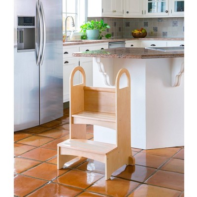 Kids' High Rise Step-Up Stool Natural - Guidecraft