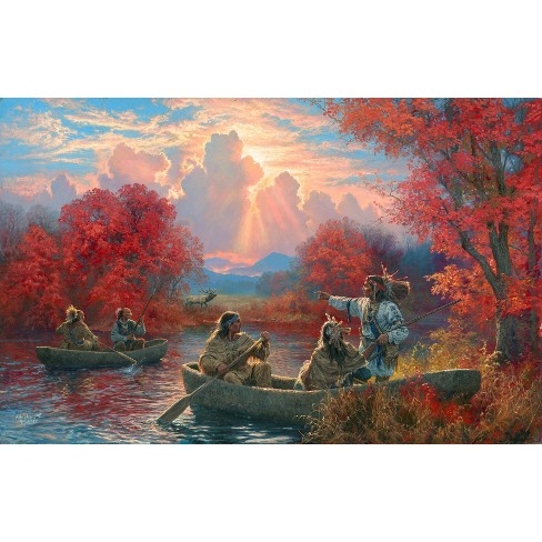 Sunsout Cherokee Valley 1000 pc   Jigsaw Puzzle 69409 - image 1 of 4