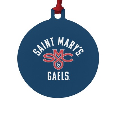 Saint Mary's College Gaels Logo Aluminum Holiday Christmas Tree Ornament