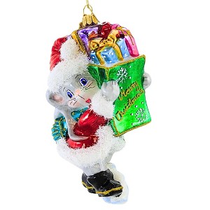 Huras Family 6.0 Inch Little Mouse With Christmas Gifts First Christmas Baby Tree Ornaments - 1 of 3