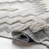 Nuloom Ellie Textured Diamond Aztec Tassel Indoor Area Rug, Gray, 5'x8' - 4 of 4