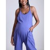 Women's Sleeveless Relaxed Fit Maternity Jumpsuit | Motherhood Maternity - 3 of 4