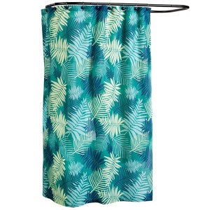 The Lakeside Collection Summer Palm Bath Collection - Shower Curtain - 1 of 4